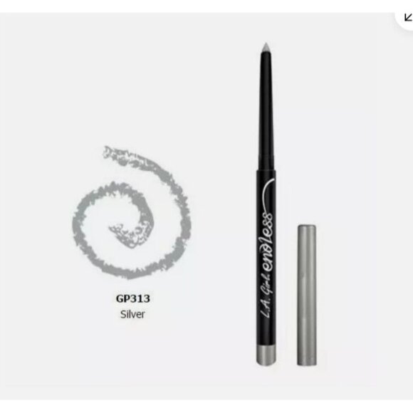 L.A. Girl Endless Auto Eyeliner Pencil GP313 Silver Waterproof - Picture 1 of 2